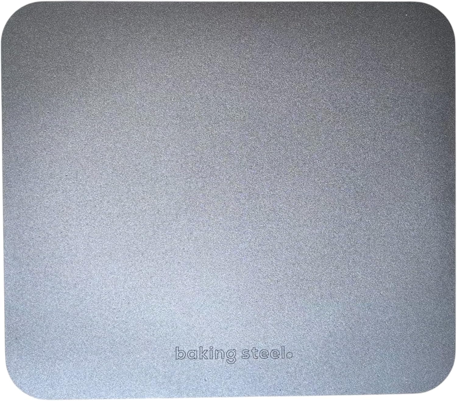 NerdChef Steel Stone - High Performance Pizza Baking \| Made in USA (14.5" x 16" x 1/4") - (.25" Thick - Standard)